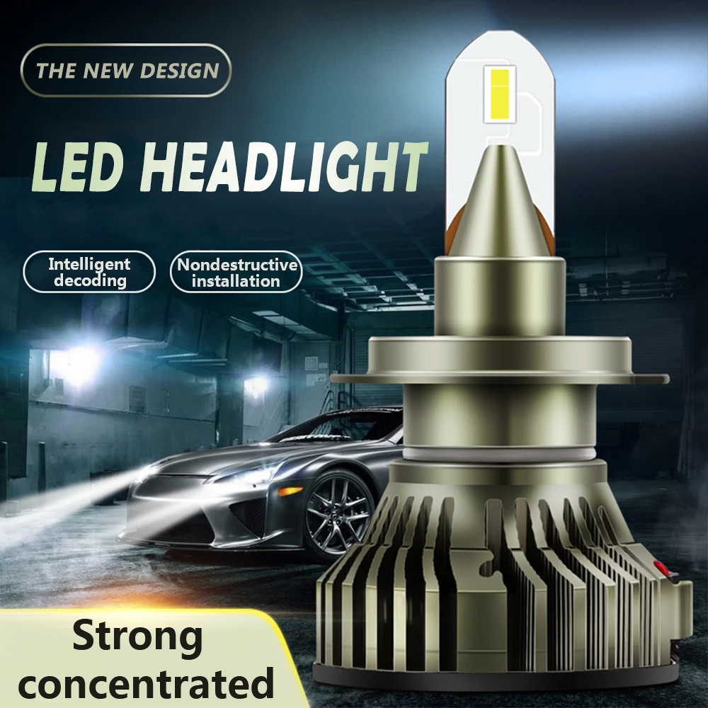 

H4 H1 H11 H7 led lamp 6000K car headlight 12V bulb 9005 HB3 9006 HB4 9012 H1R2 Car Lampada Fog Light 13000lm