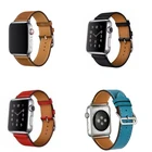 Кожаный ремешок Series 76543 для Apple Watch band 38 мм 42 мм 40 мм 44 мм 45 41 для iWatch se