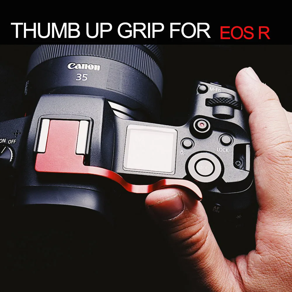 

Hot Shoe Thumb Up Grip Camera Hand Grip With leather protect For Canon EOS R