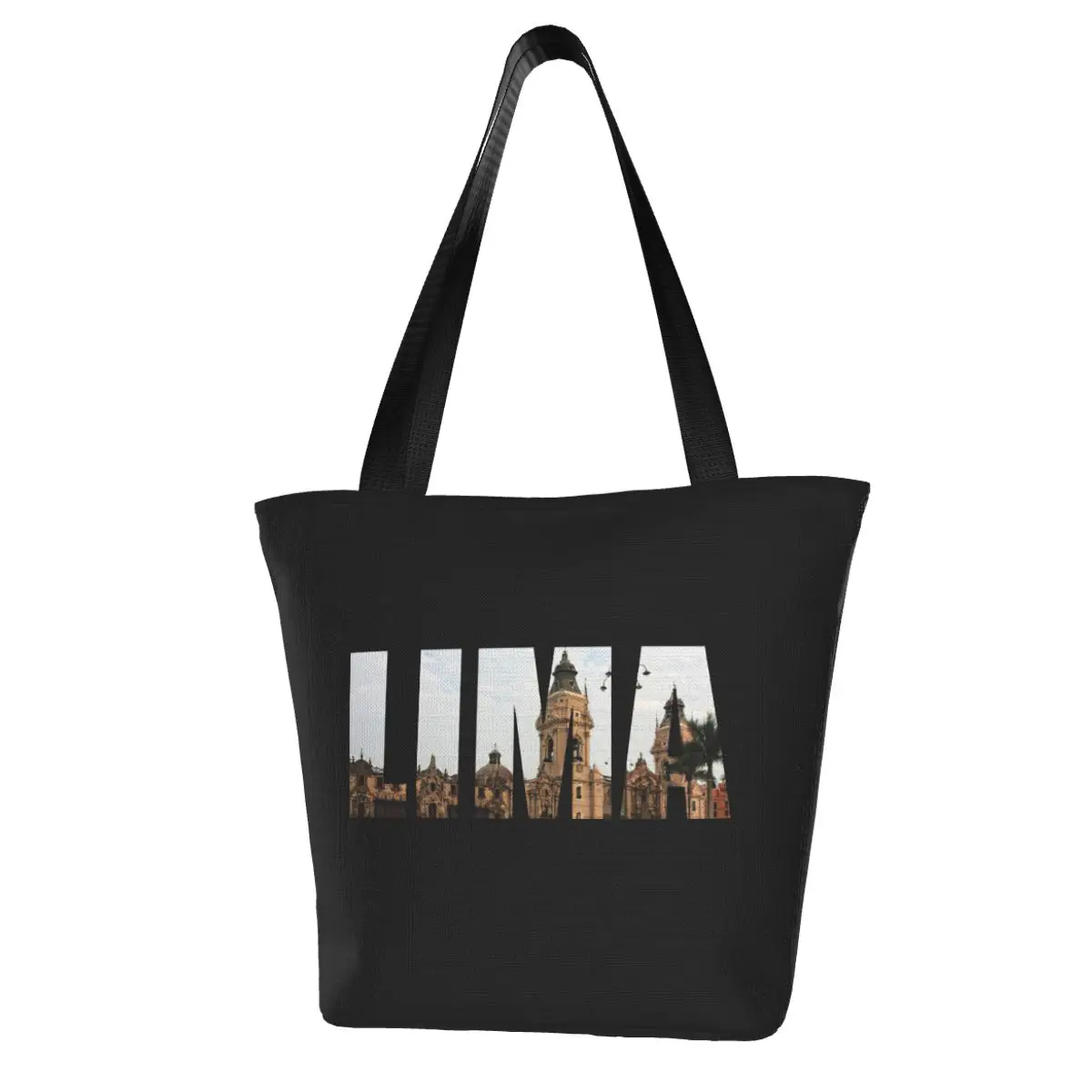 Lima Peru Shopping Bag Aesthetic Cloth Outdoor Handbag Female Fashion Bags