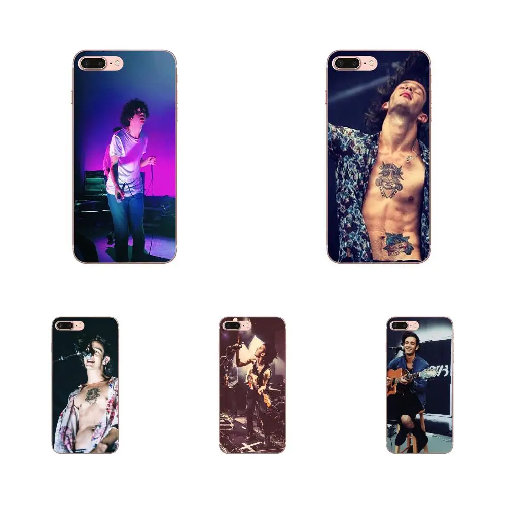 Мягкий чехол с принтом для Apple iPhone 4 4S 5 5C 5S SE SE2 6S 7 8 11 Plus Pro X XS Max XR Matt Healy The 1975|Бамперы|