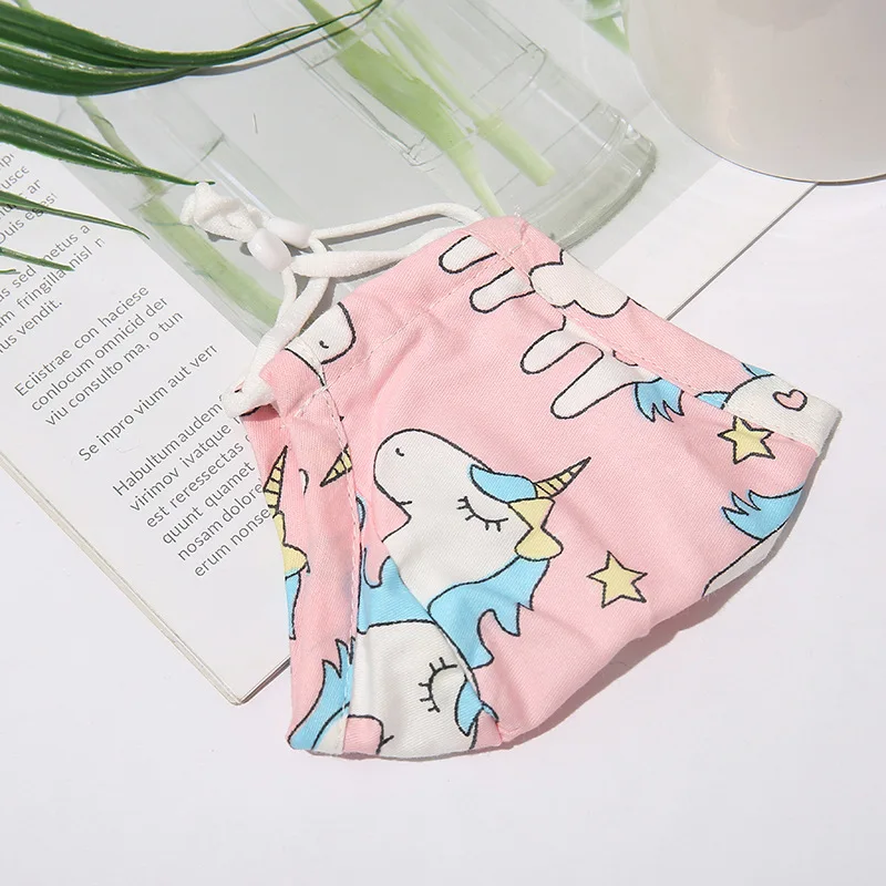 3 шт. Единорог облака детская маски для лица тканевых масок моющиеся ушной