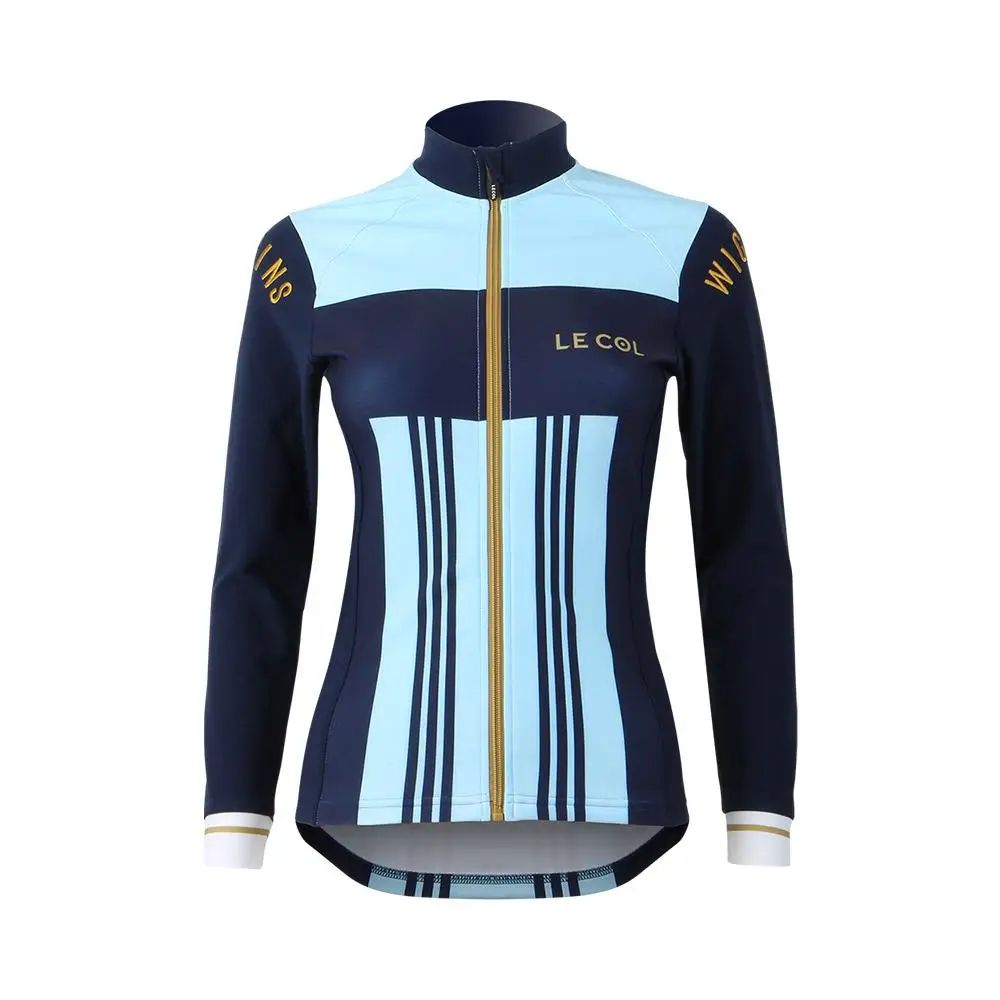 le col cycling jersey winter clothes women long sleeve bike maillot roupa ciclismo invierno hombre roupa ciclismo feminina mujer
