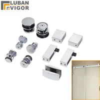 304 stainless steel shower glass sliding door  Full set of accessories,hanging rail door parts,Shower room hardware accessories