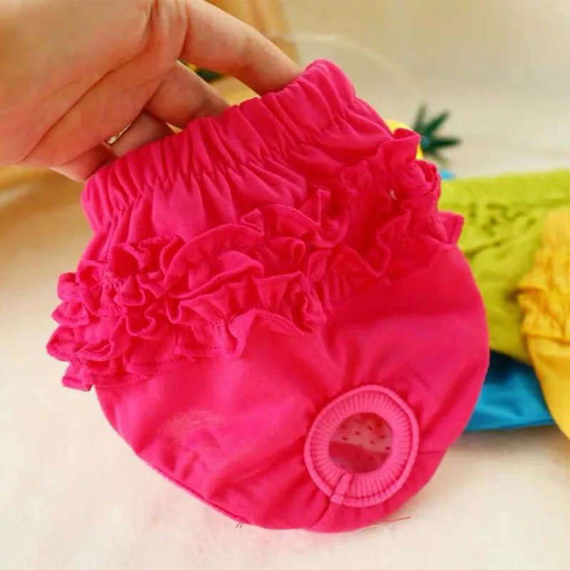 Кружевные физиологические штаны для домашних собак XS S M L гигиенические моющиеся