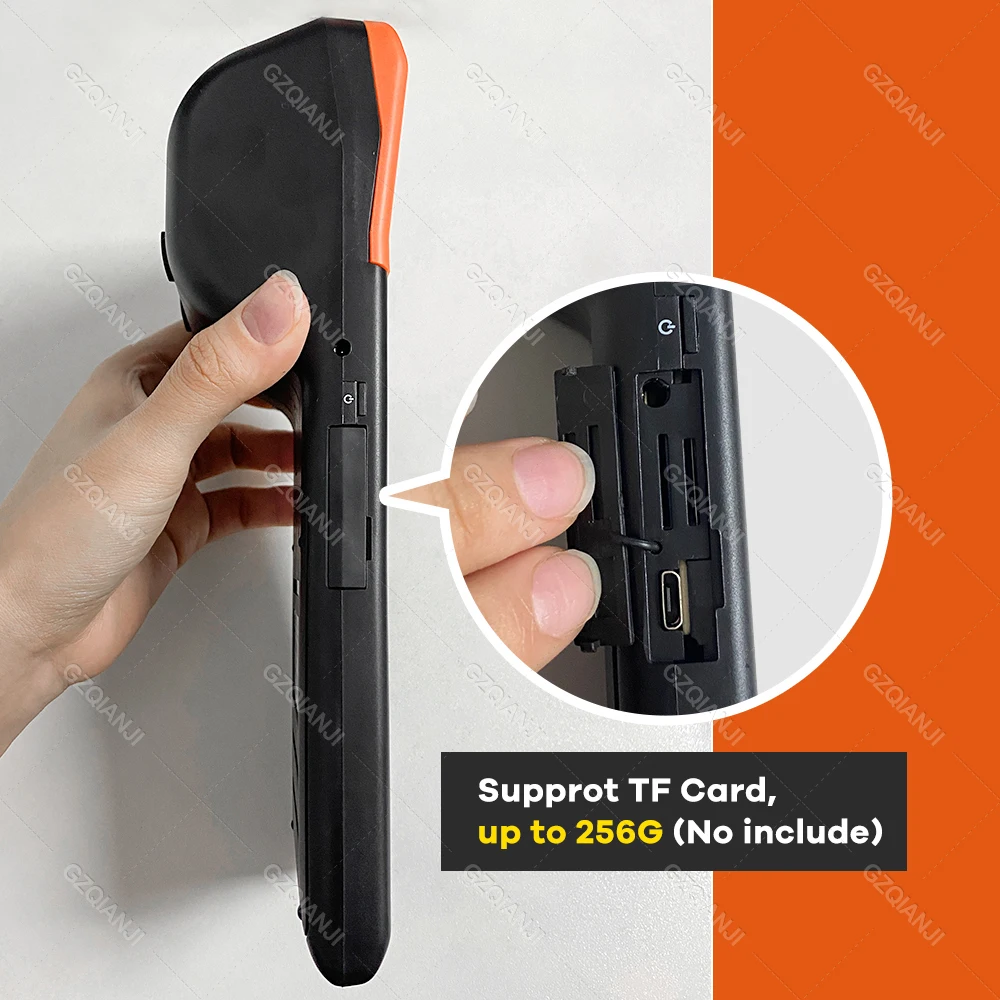 Портативный терминал POS Q8 3G Wi-Fi 58 мм Термальный чековый принтер Android 8 1 для Loyverse
