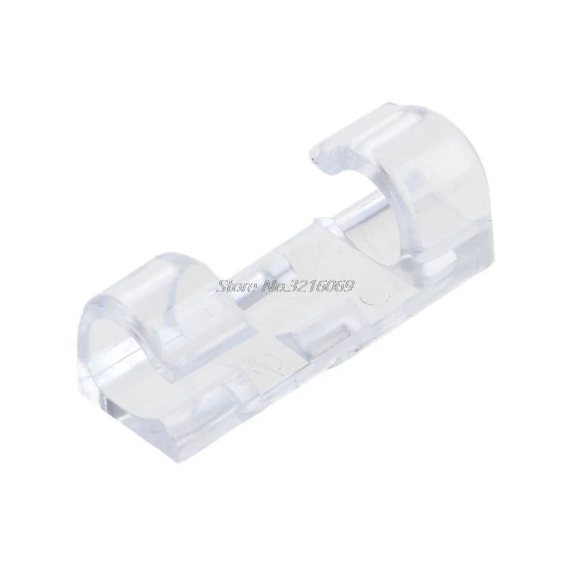 Прозрачный/20 шт шнур провода кабель Пластиковые зажимы само клейкий зажим