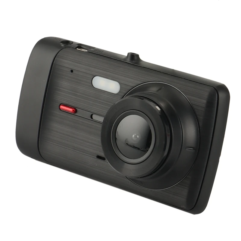 4-дюймовый видеорегистратор HD ночное видение широкий угол 1080P двойная запись