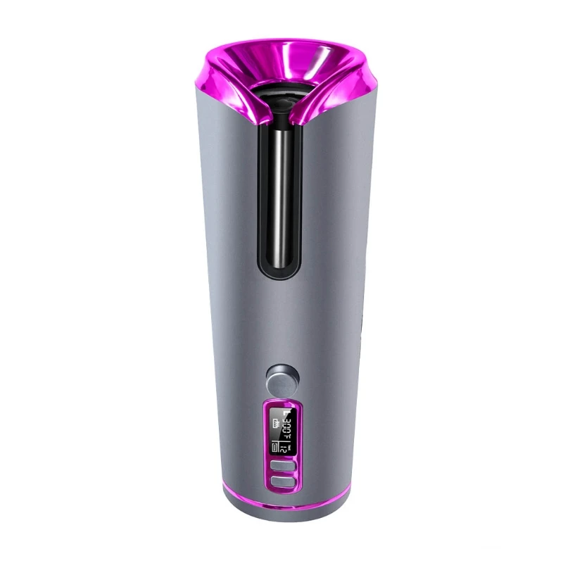 

2021 New Ceramic Curling Iron Multifunctional USB Rechargeable Curl Wand LCD Hair Curler