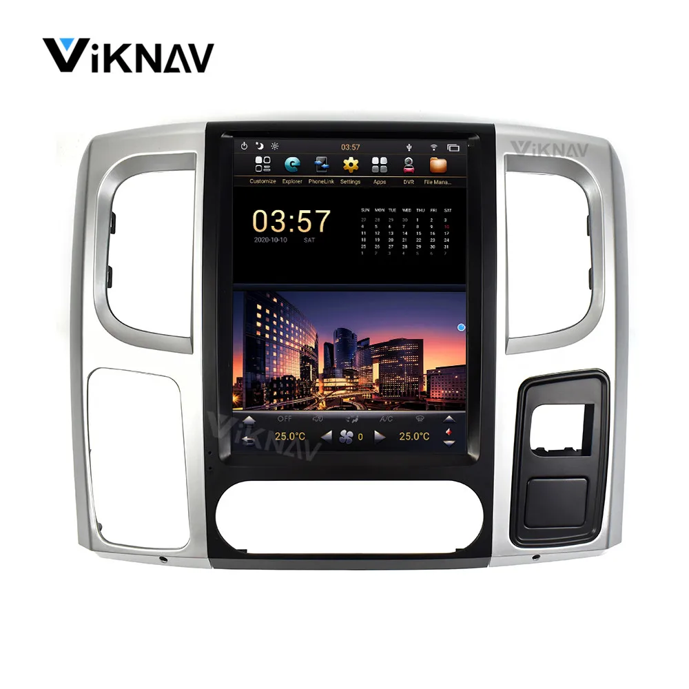 

Автомобильный мультимедийный плеер для Dodge Ram 2008-2019 Android автомобильное радио GPS навигация 12,1 дюймовый сенсорный экран автомобильное радио го...
