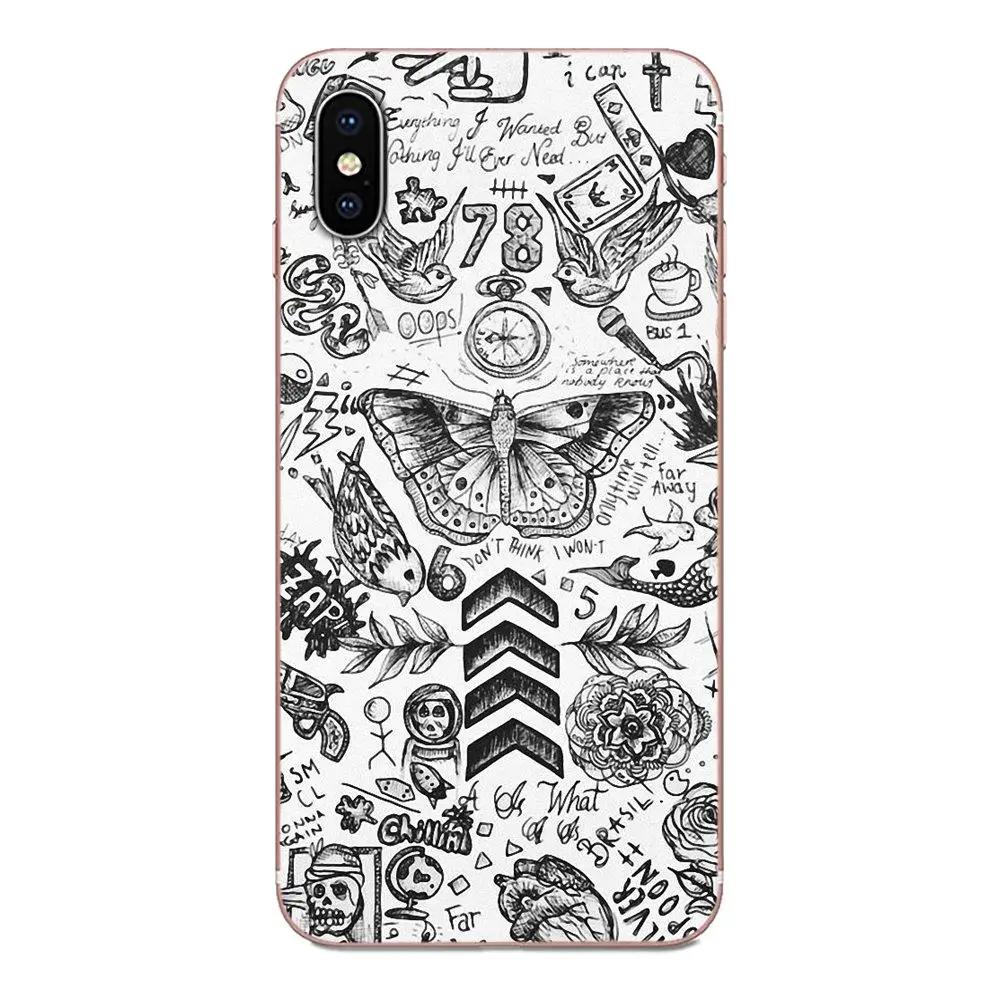 Гарри стили One Direction татуировки для Galaxy Alpha Note 10 Pro A10 A20 A20E A30 A40 A50 A60 A70 A80 A90 M10 M20 M30 M40 |