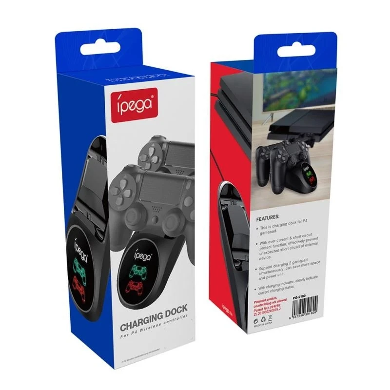 for ps4 dual charging base charger dock stand station with led display indicator for playstation 4 ps4 game controller free global shipping