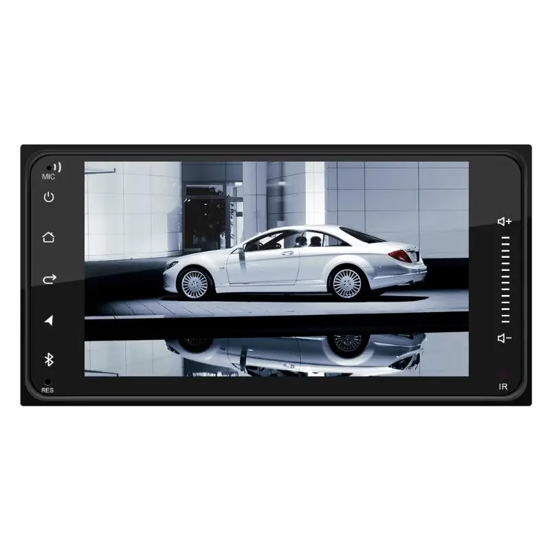 Автомагнитола с 7 дюймовым дисплеем Android 9 1 GPS навигацией Wi Fi Bluetooth AUX USB FM радио