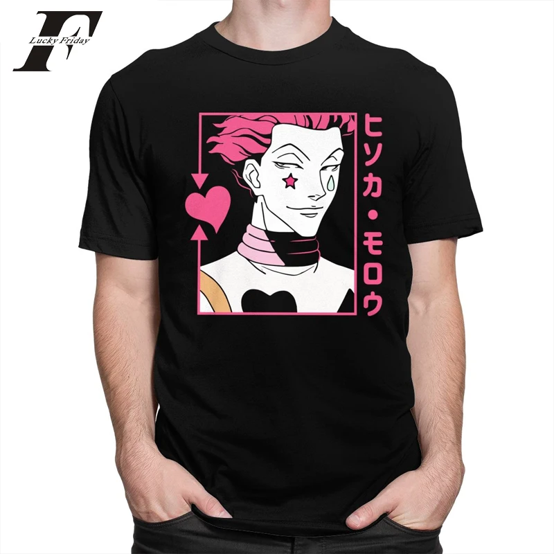 Футболка Hisoka Morow Hunter X Мужская хлопковая с круглым вырезом и коротким рукавом