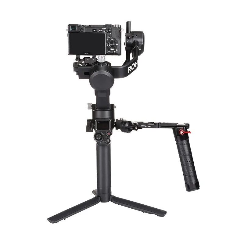 

Ulanzi R086 for Dji RSC2 Dual Handle Grip for Dji Ronin RSC2 Handheld Stabilizer Gimbal Handgrip Adjustable Cold Shoe Grip