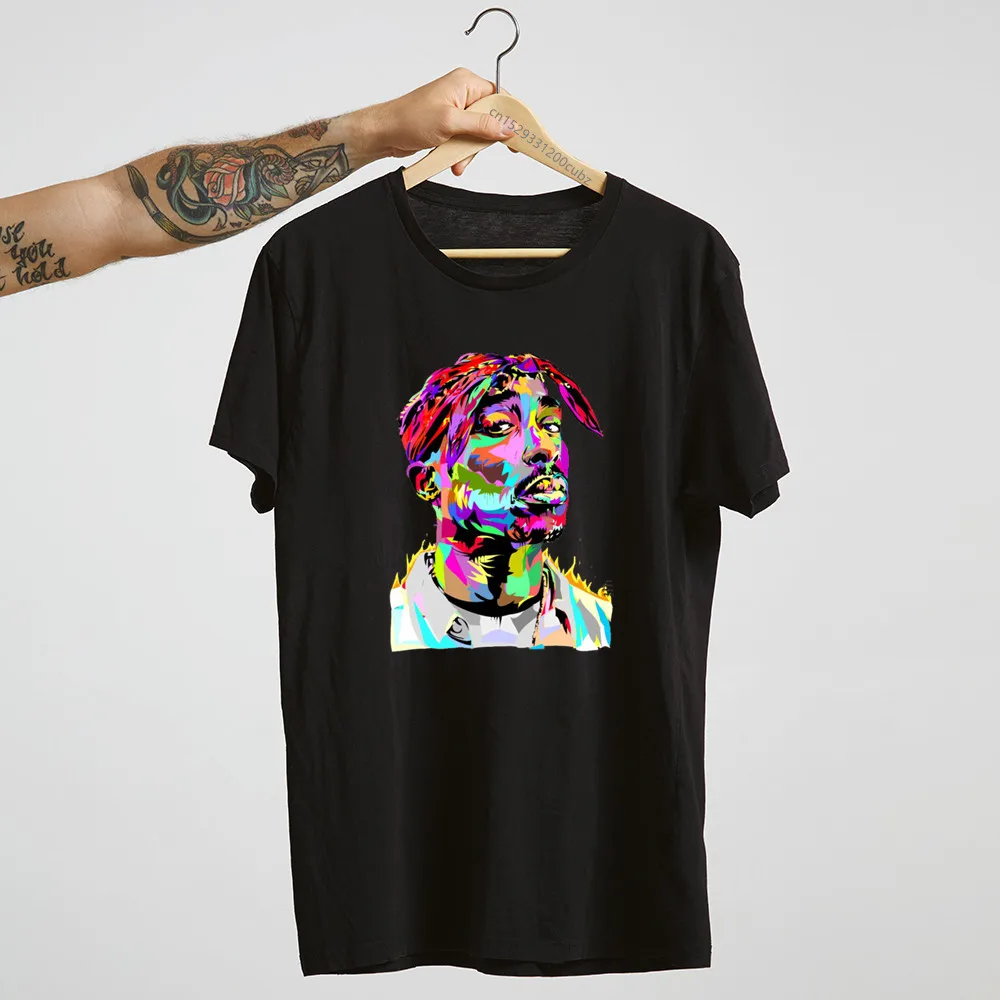 

Hip Hop Raper Tupac 2pac Swag Harajuku Women T-shirt Girl Short Sleeves Summer Casual Female Fashion Unisex Men and Women Tshirt