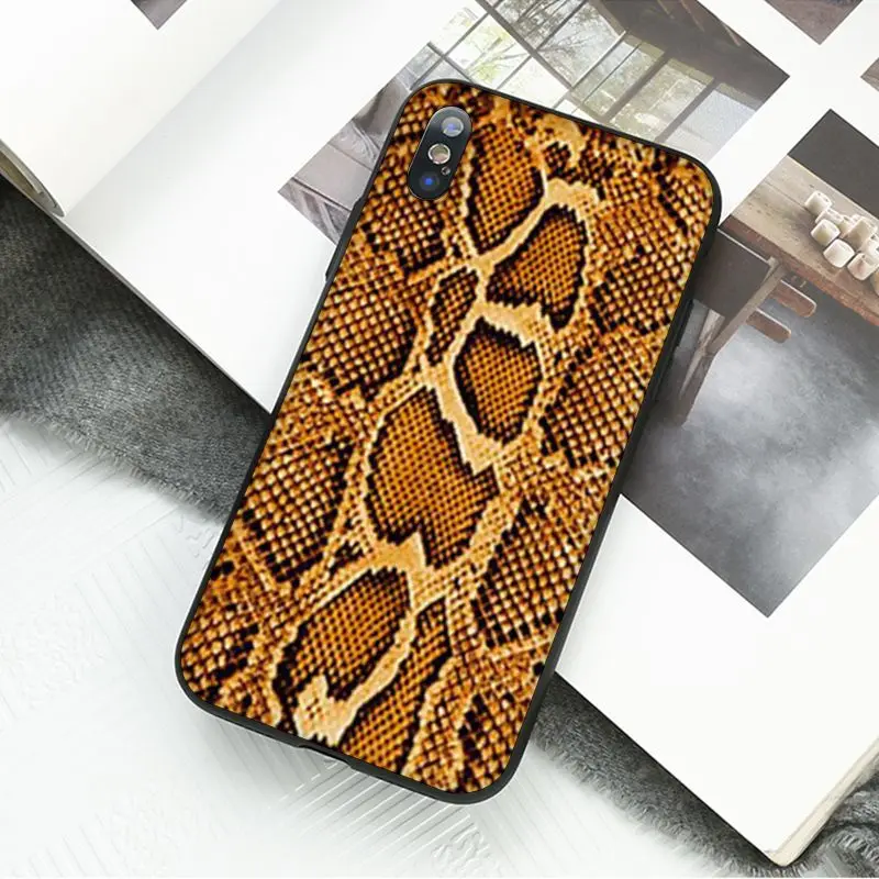 MaiYaCa, змеиная кожа, аксессуары для телефона, чехол для iPhone 11 Pro XS MAX XS XR 8 7 6 Plus 5 5S SE