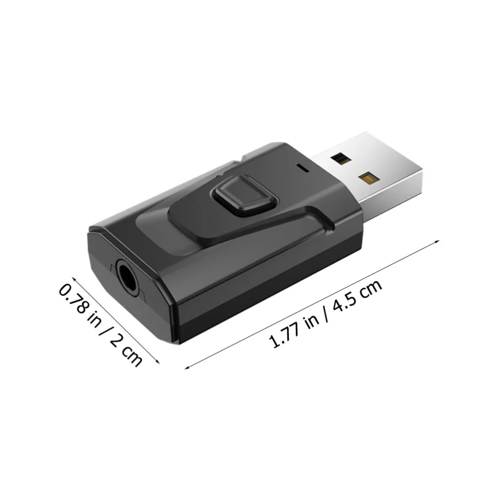 

2pcs 4-in-1 Audio Receiving Device Audio Transmitter for TV Car Computer