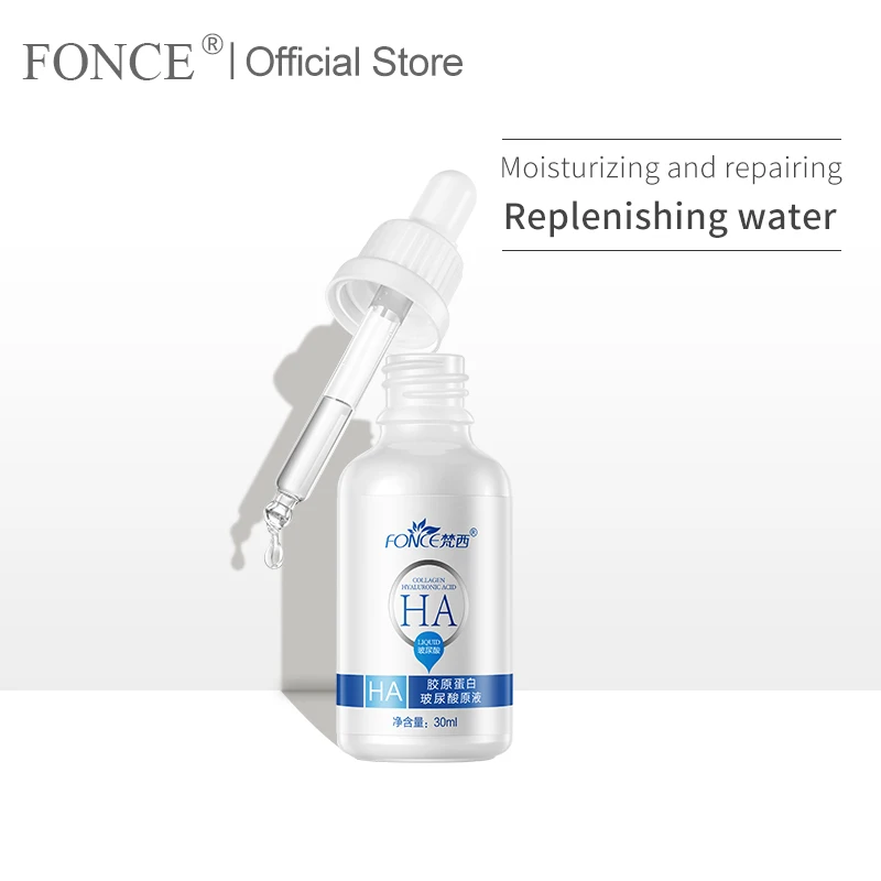 Fonce коллагеновая гиалуроновая кислота сыворотка 30 мл Увлажняющая Жидкость