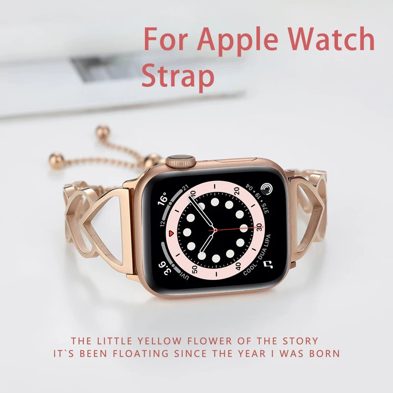 

Металлический браслет для Apple Watch 38 мм 42 мм 40 мм 44 мм браслет петля ремешок для iWatch серии 5/4/3/2/1 металлический ремешок для часов