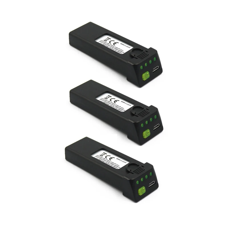 3 Batteries GD89 мини-Дрон с оригинальной батареей 3,7 в 1200 мАч действие Lipo батарея перезаряжаемые Запчасти для RC дроны батарея для GD89 - Цвет: 3 Batteries