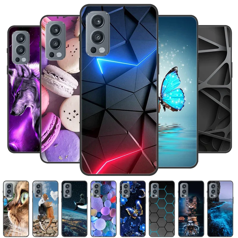 for oneplus nord 2 5g case silicon back cover phone case for oneplus nord2 5g cases for one plus nord 2 5g soft bumper funda free global shipping