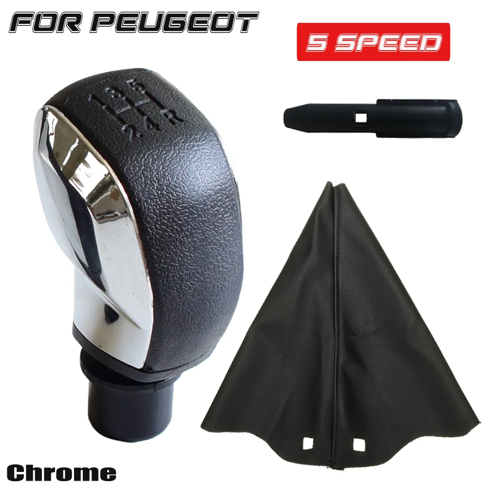 

Leather Gear Shift Knob Gaiter Boot Cover Case for Peugeot 106 107 205 206 306 406 307 308 Citroen Picasso C1 C2 C4 C5 Picasso