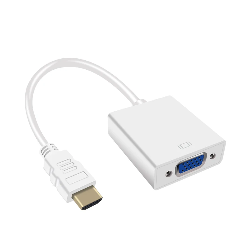HDMl совместимый адаптер VGA папа мама преобразователь 1080P цифровой в аналоговый