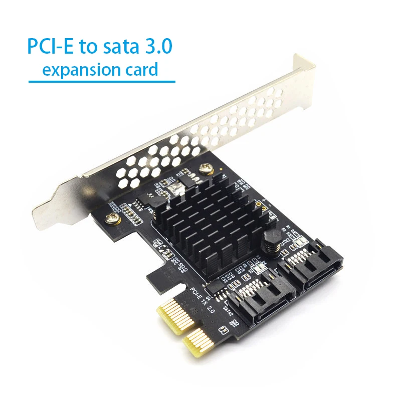 Адаптер SATA PCI-E 2 порта 3 0 на PCIe X1 X16 карта расширения PCI-e PCI Express конвертер
