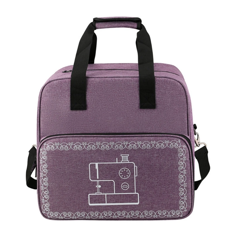 

Universal Overlock Small Sewing Machine Tote Bag with Shoulder Strap and Handle