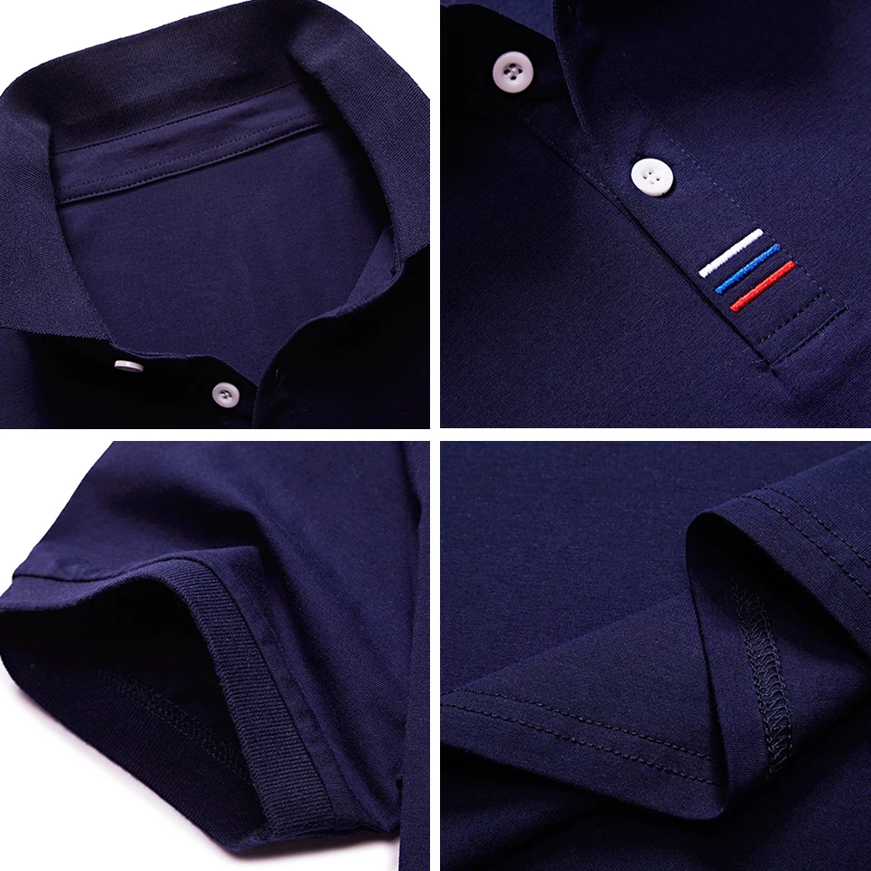 

polo shirts Mens Solid Polo Shirts Camisa Men Casual 95% Cotton Shirt Homme 4XL Plus Size Business Men Tops Tees