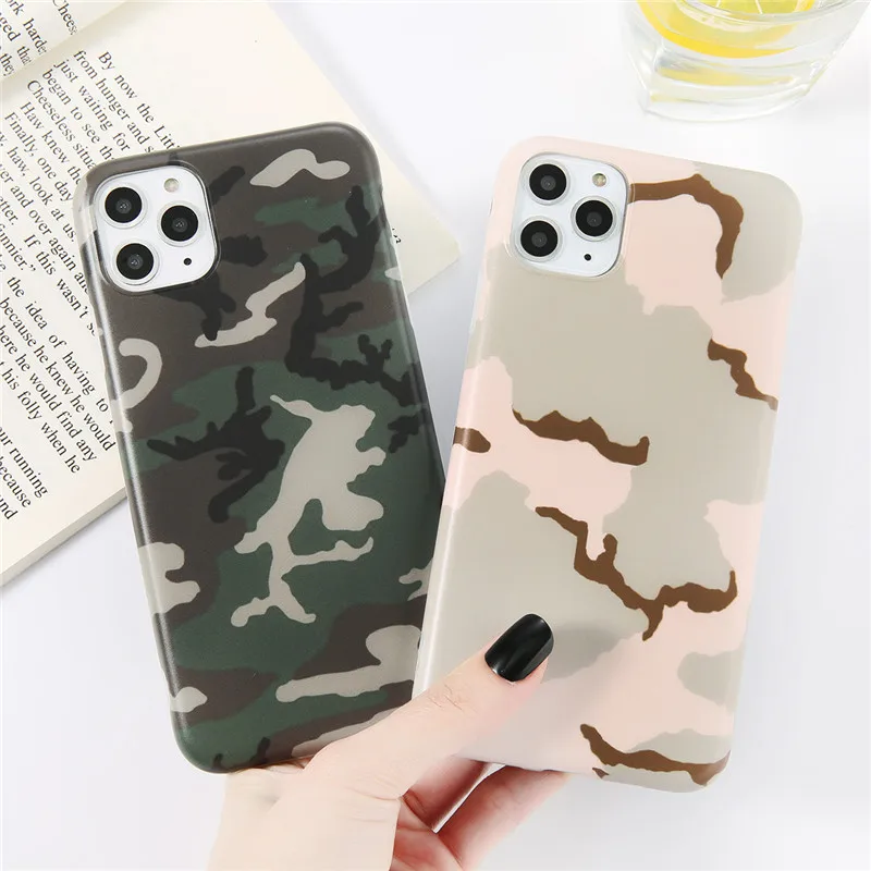Чехол Moskado в стиле милитари камуфляжный чехол для iPhone 11 Pro Max 6 6S 7 8 Plus X XR XS армейский