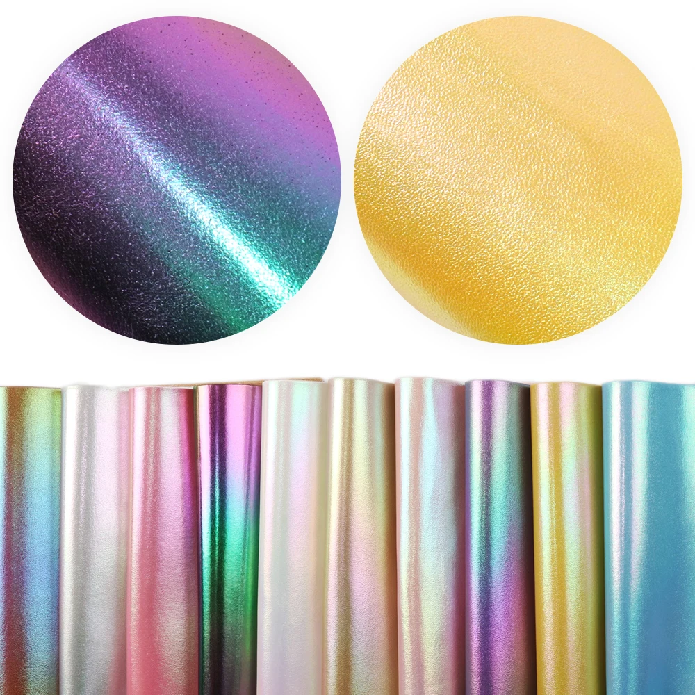 Аксессуары David Простой Жемчуг Переливающаяся искусственная кожа пэчворк для