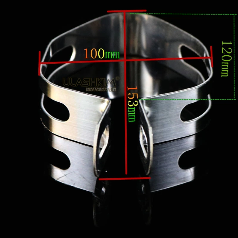 Универсальный глушитель выхлопной трубы мотоцикла escape прокладка Крючки Зажимы