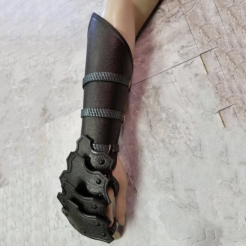 Для взрослых в средневековом стиле боевой воин Larp Knight Arm повязка для запястья