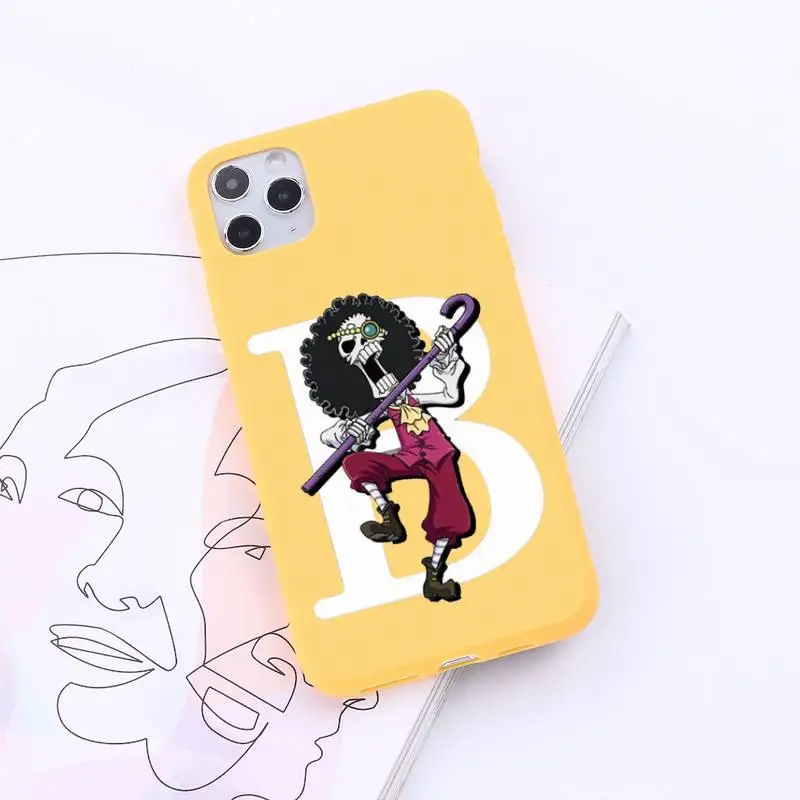 

Anime Classic japan One Piece Luffy Phone Case Candy Color for iPhone 6 7 8 11 12 s mini pro X XS XR MAX Plus