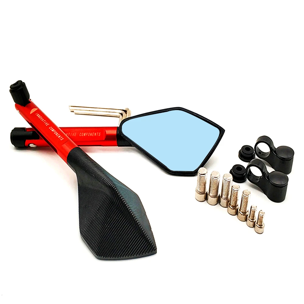 Синие антибликовые зеркала заднего вида на руль мотоцикла 2020 для Yamaha xjr 1300 400 drz sm