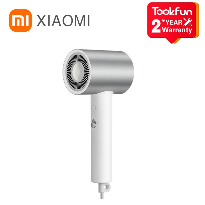 Фен XIAOMI MIJIA H500 с ионными ионами и функцией поддержания температуры, Водно-ионный фен 1800 Вт Домашний уход для укладки волос Сушка с отрицательными ионами NTC умный контроль температуры