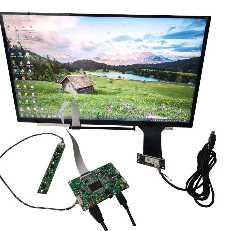 15 6 &quotсенсорный экран дисплей модуль для Raspberry Pi монитор двойной HDMI подходит