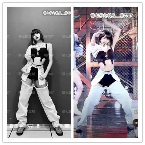 Женская Короткая Толстовка kpop в Корейском стиле черная Облегающая майка с