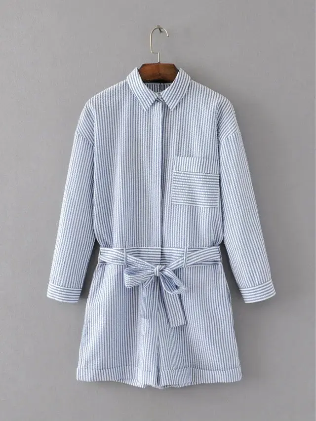 JSXDHK Подиум комбинезон женский 2019 Лето Вышивка в полоску птица животный узор