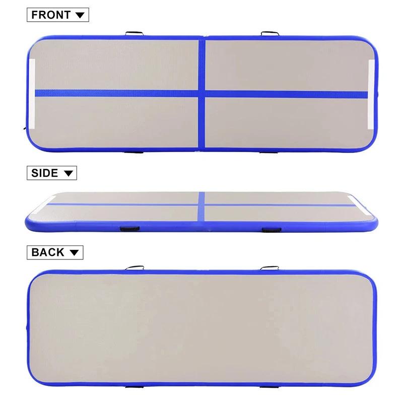 Большой надувной коврик для йоги гимнастики фитнеса 10 м х 2 20 см | Игрушки и хобби