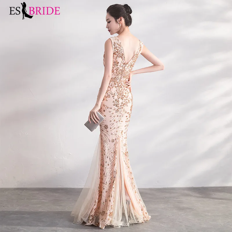 Для особых случаев женское элегантное длинное вечернее платье принцессы