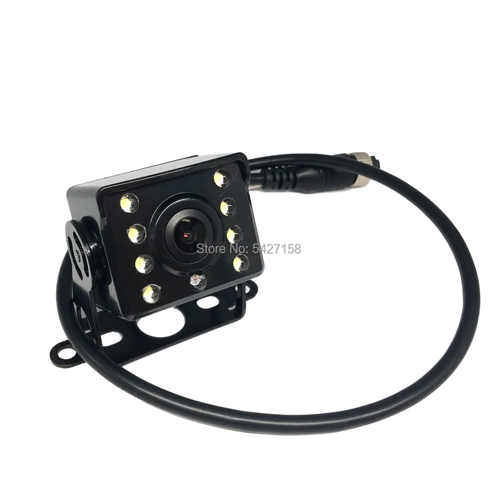 12V AHD грузовик обратный резервный Камера 720p ЗАДНИЙ Вид спереди 8 светодиодный