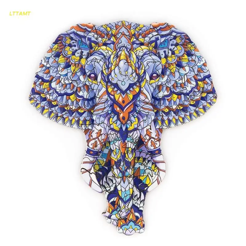 

Креативная деревянная игрушка-пазл с деталями в форме животного, Интерактивная Вечерние