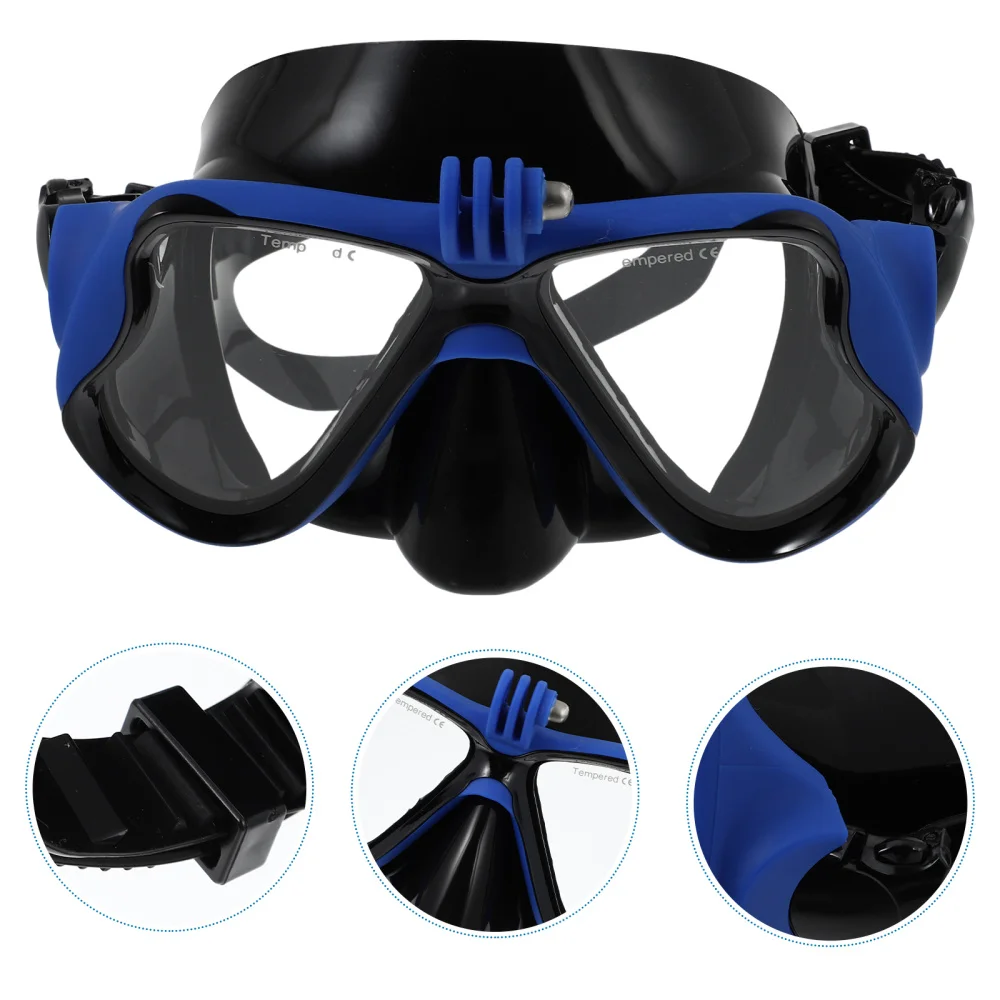 

1Pc Silicone Waterproof Diving Mask Portable Sport Camera Diving Goggles