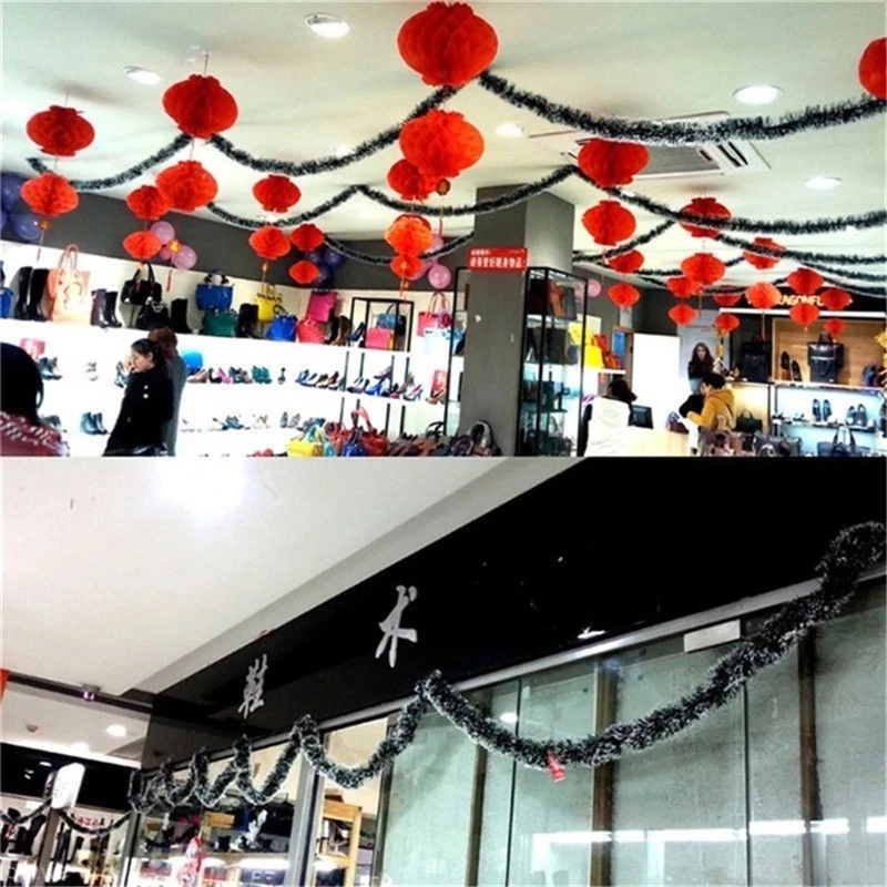 9 разноцветное Рождественское украшение бар верхняя Гирлянда DIY новый Xmas для елки