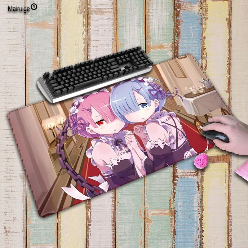 ReZERO Starting Life in Another World Large White Lock Edge Gaming mouse pad for game player Desktop PC Computer Laptop | Компьютеры и
