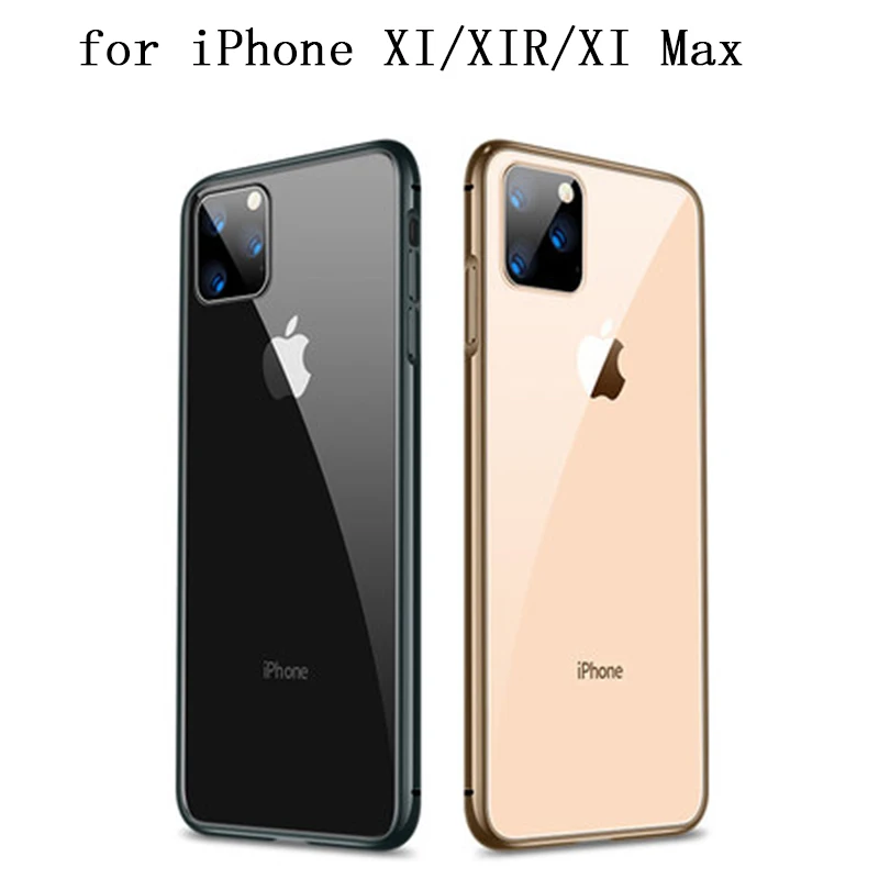 Роскошный прозрачный чехол для телефона из закаленного стекла iPhone XI Max/XIR
