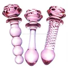 Анальная вагинальная пробка CW0174, фаллоимитатор в форме розовой розы, удобный мастурбатор, секс-игрушки для женщин